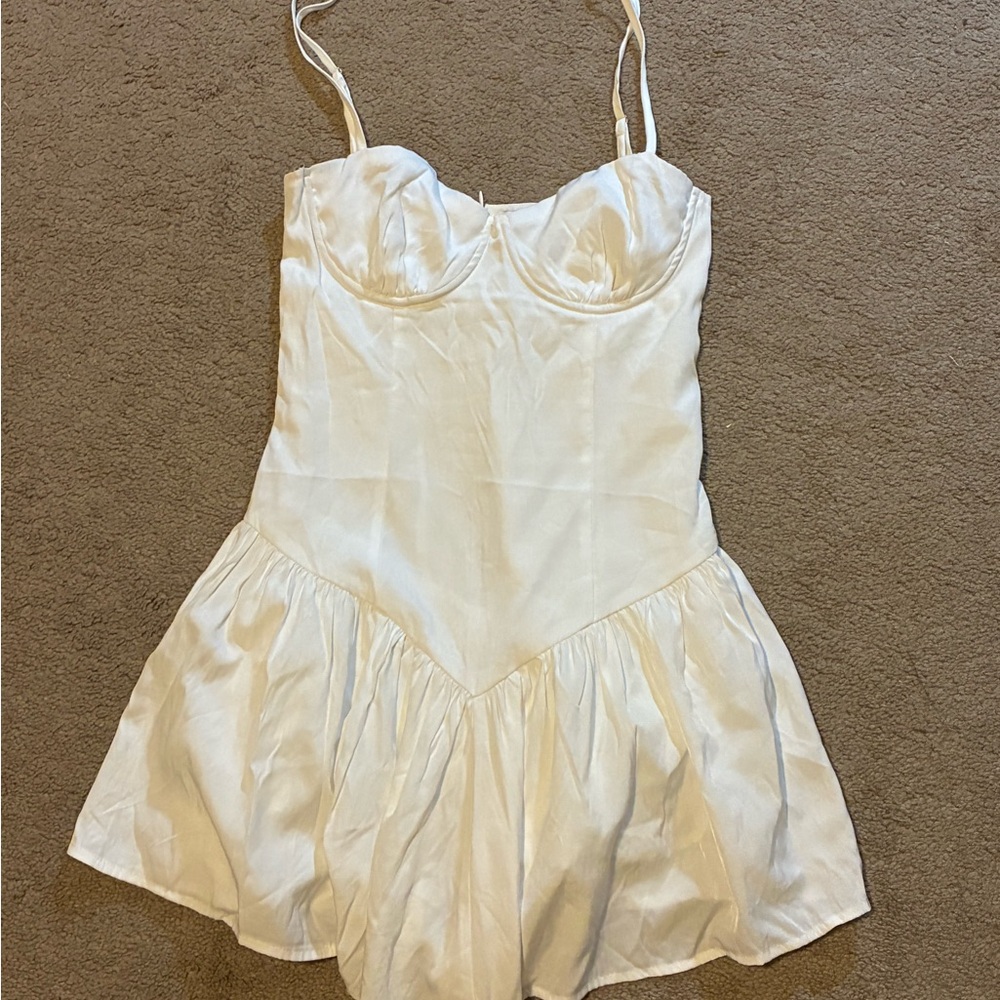 Drop waist mini dress